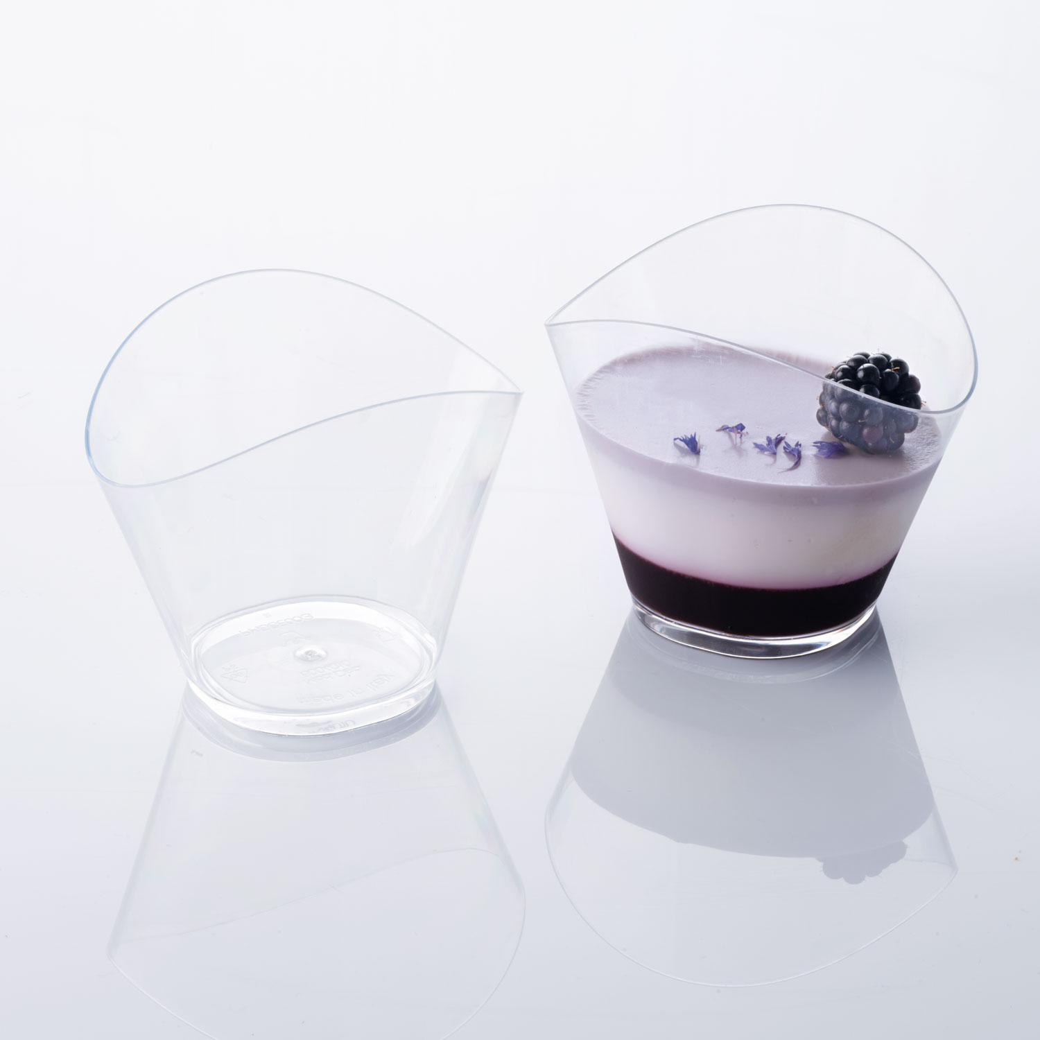 Martellato Wave Dessert Cup Clear 200ml 100pcs - Martellato PMOCE003