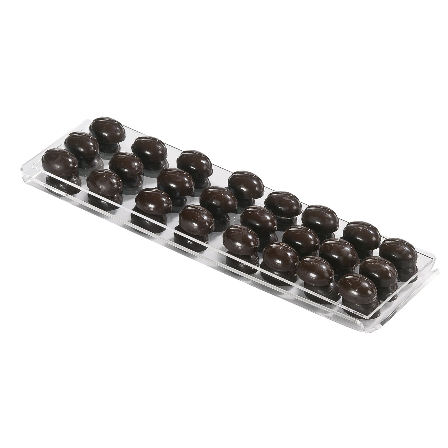Martellato Transparent Plexiglass Tray with Edges 34x11x2 cm - Martellato VP00401