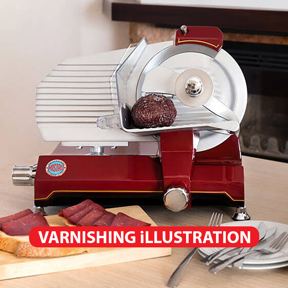 Mistro Domestic Gravity Meat Slicer Mistro GS 220 SPECIAL, 22cm Blade 13