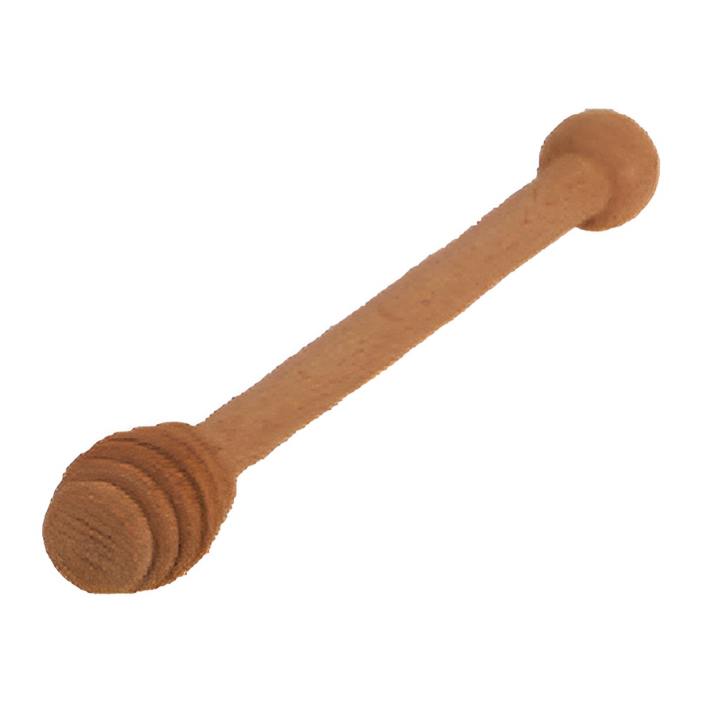 Novatex Wooden Honey Dipper with Grooved Head, 18 cm