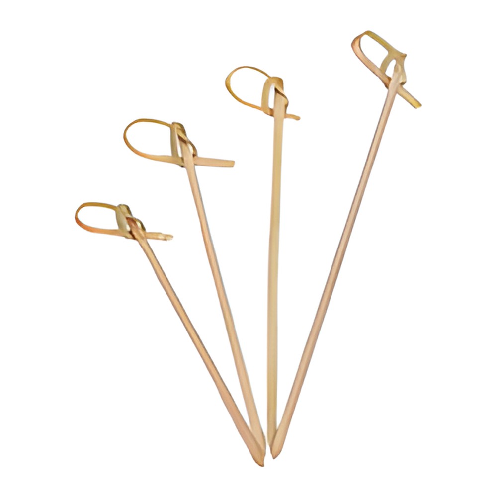 Novatex Knotted Bamboo Cocktail Skewer, Natural, 18 cm