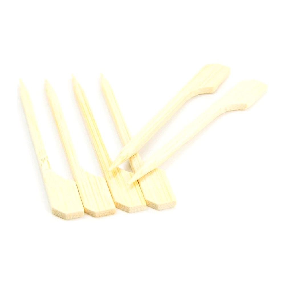 Novatex Bamboo Teppo Skewer with Paddle Handle, 7 cm