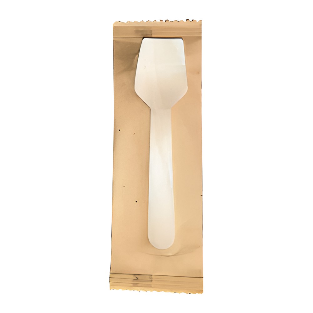Novatex Bamboo Ice Cream Spoon, Individually Wrapped, 9.5 cm