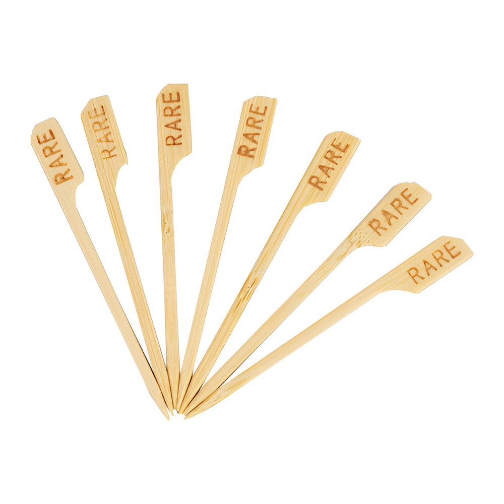 Novatex Bamboo Teppo Skewer Steak Marker, Rare, 12 cm
