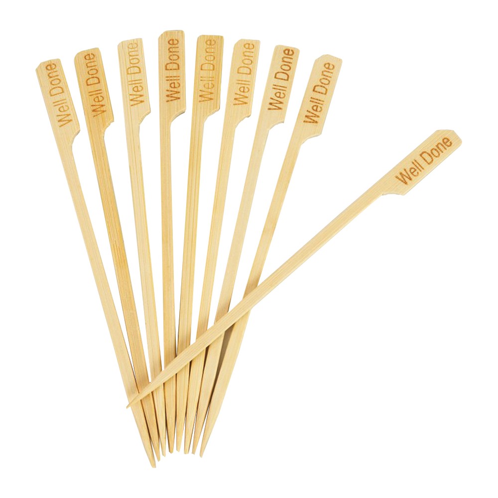 Novatex Bamboo Teppo Skewer Steak Marker, Well Done, 12 cm