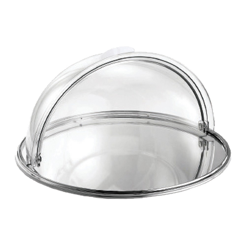 Novatex Round Roll Top Lid, Clear Polycarbonate, Ø40 cm