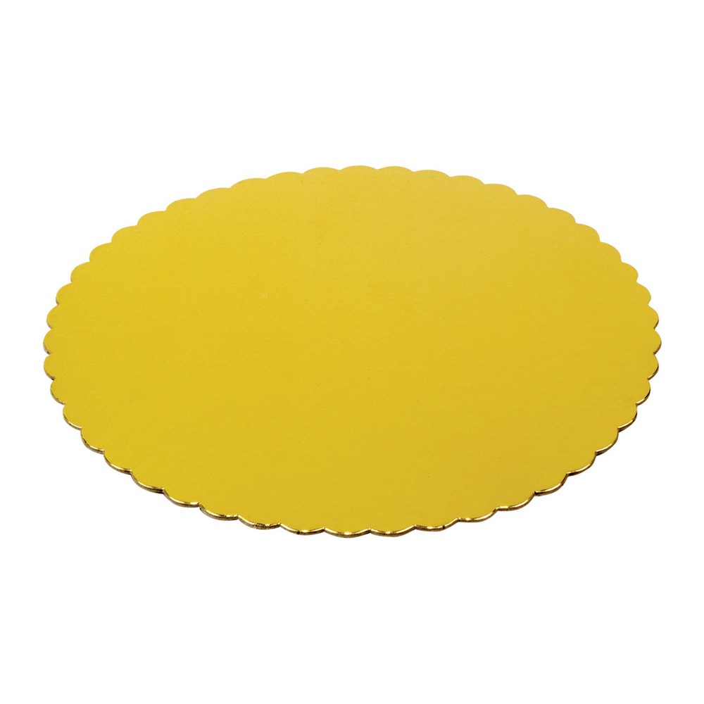 Novatex Gold Cake Board, Round, Thin 0.6 mm, Ø26 cm