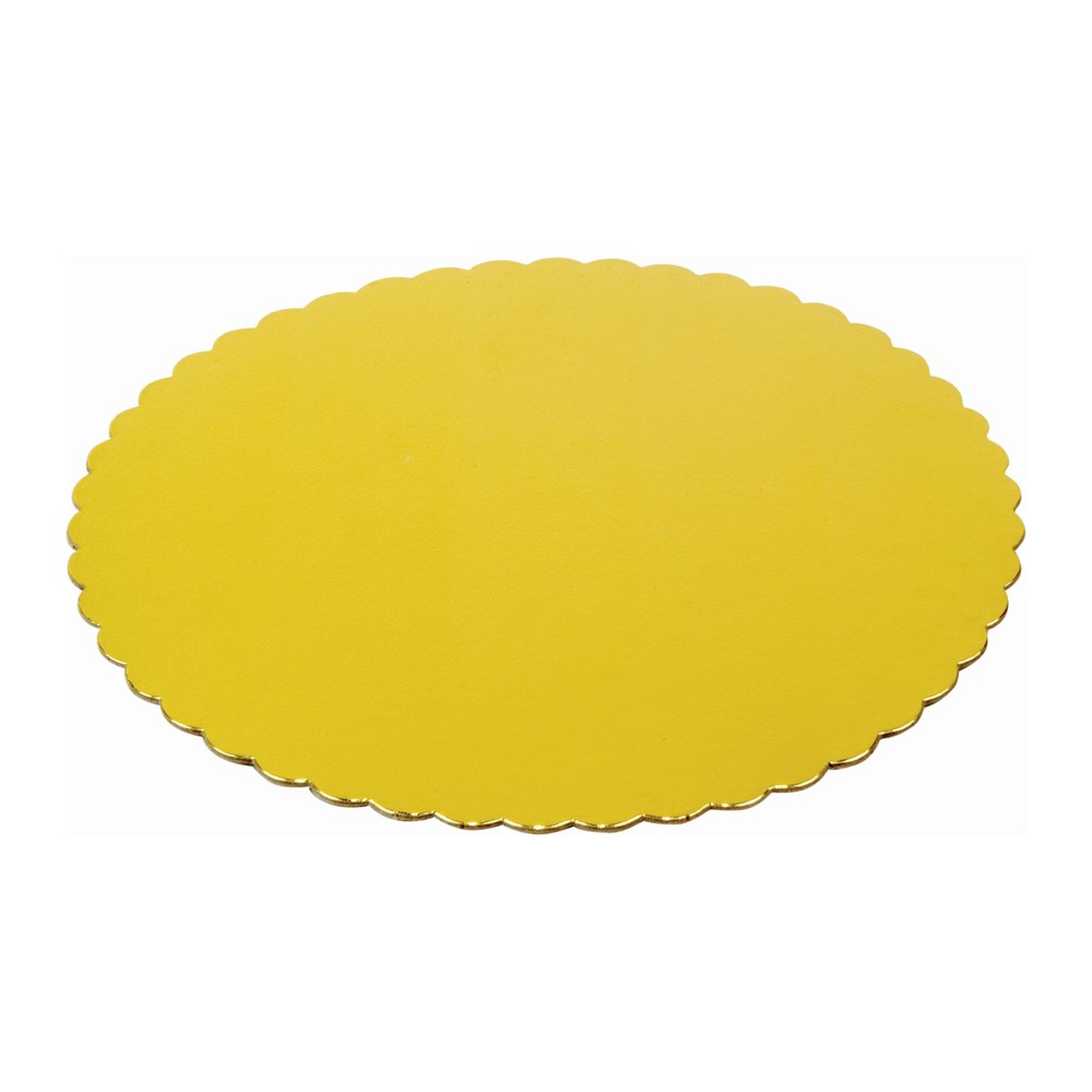 Novatex Gold Cake Board, Round, Thin 0.6 mm, Ø30 cm