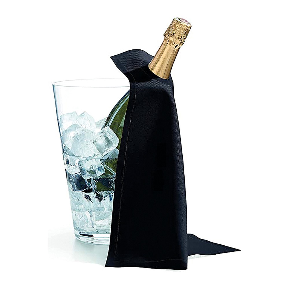 Novatex Champagne Towel with Neck Hole, Black, 100% Cotton, 50 x 50 cm, Set of 5 2