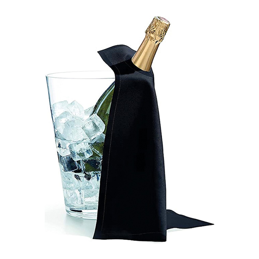 Novatex Champagne Towel, Black, 100% Cotton, 50 x 50 cm, Set of 5