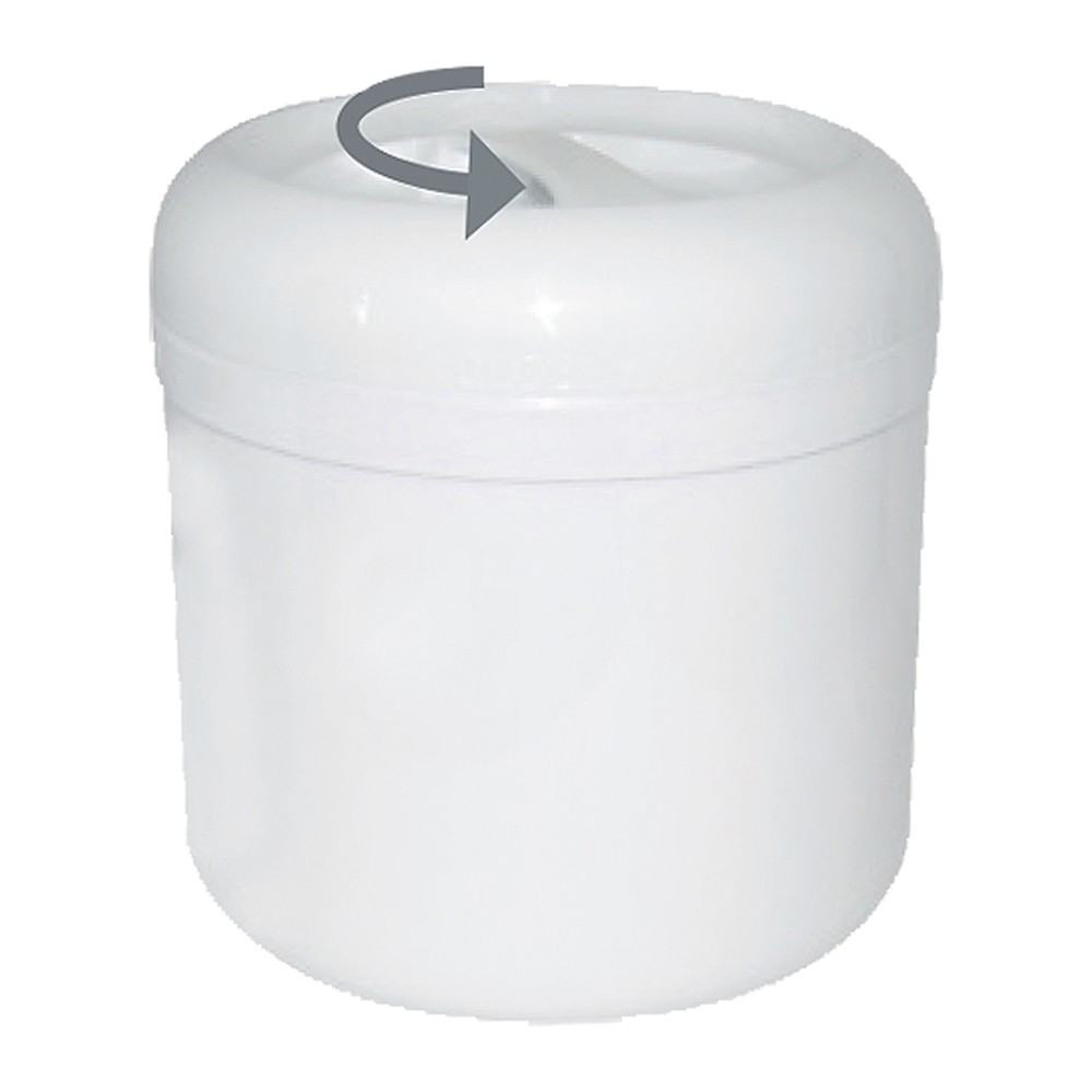 Novatex Insulated Ice Bucket Best with Lid, ABS, White, 4.25 L