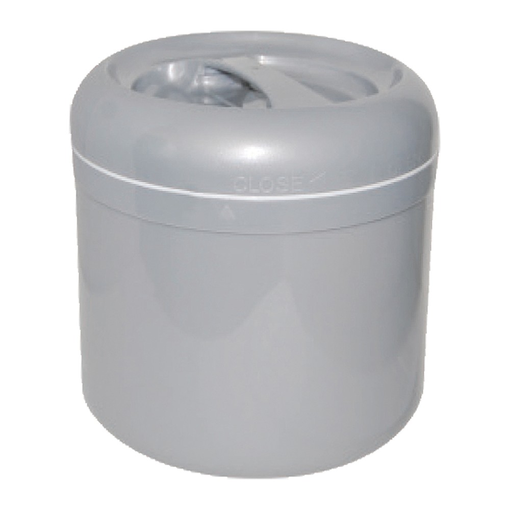 Novatex Insulated Ice Bucket Best with Lid, ABS, Silver, 4.25 L