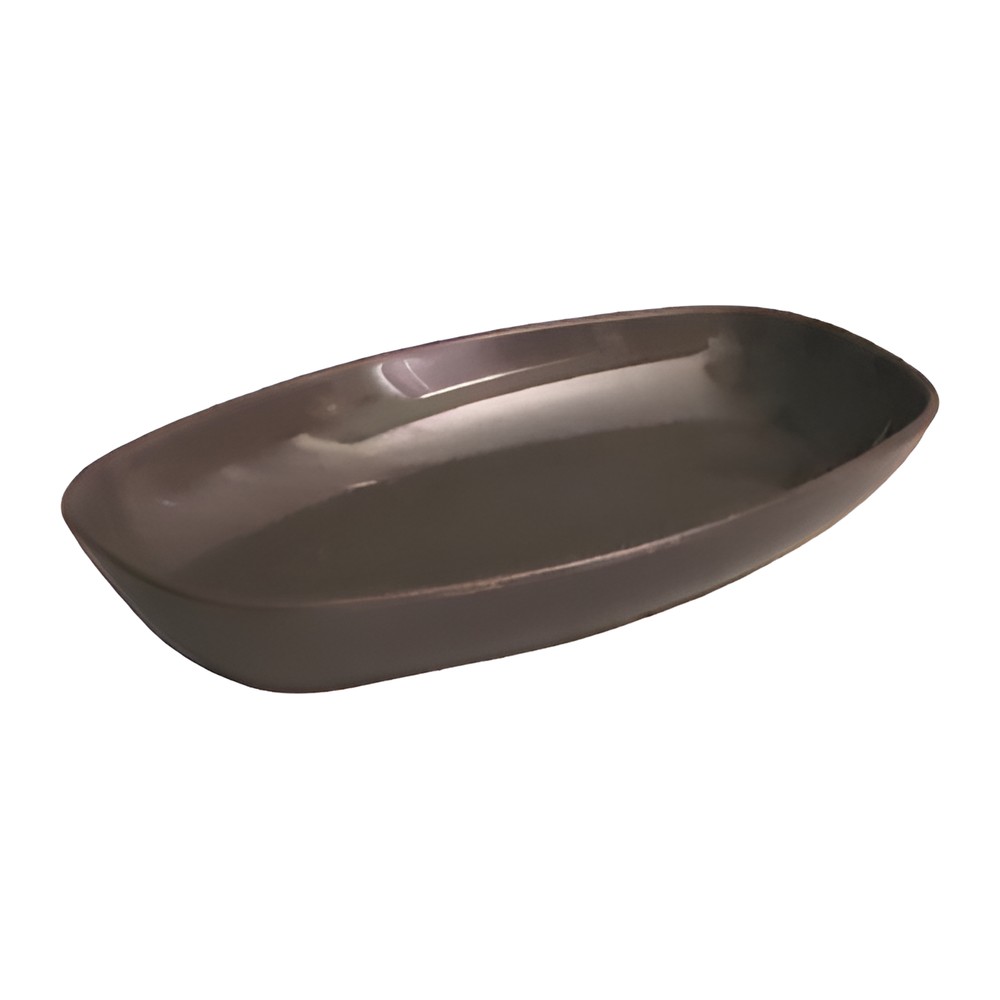 Novatex Rectangular Bowl Polycarbonate, Brown, 17 x 8.5 x H2.5 cm