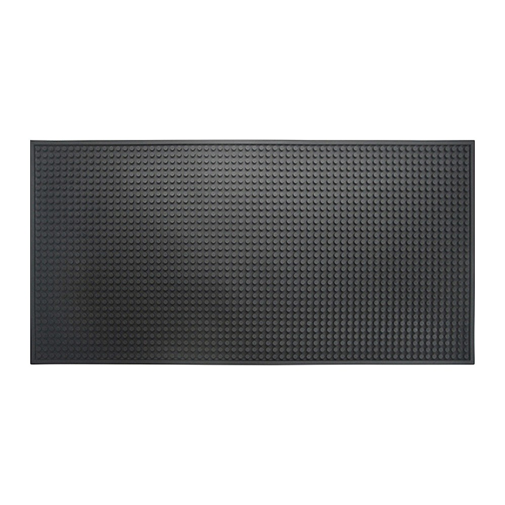 Novatex Rubber Bar Service Mat, Black, 60 x 30 cm