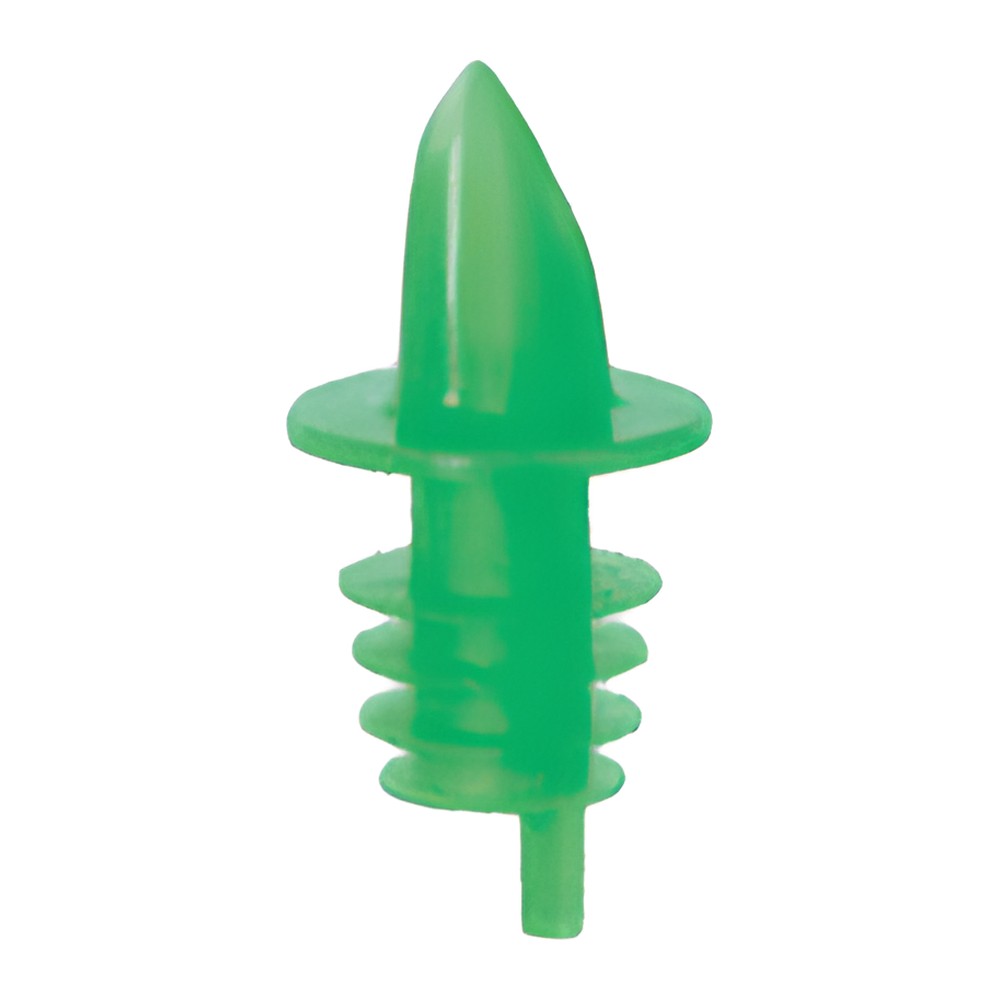 Novatex Free Flow Speed Pourer PP, Fluorescent Green, Ø3 x 8 cm
