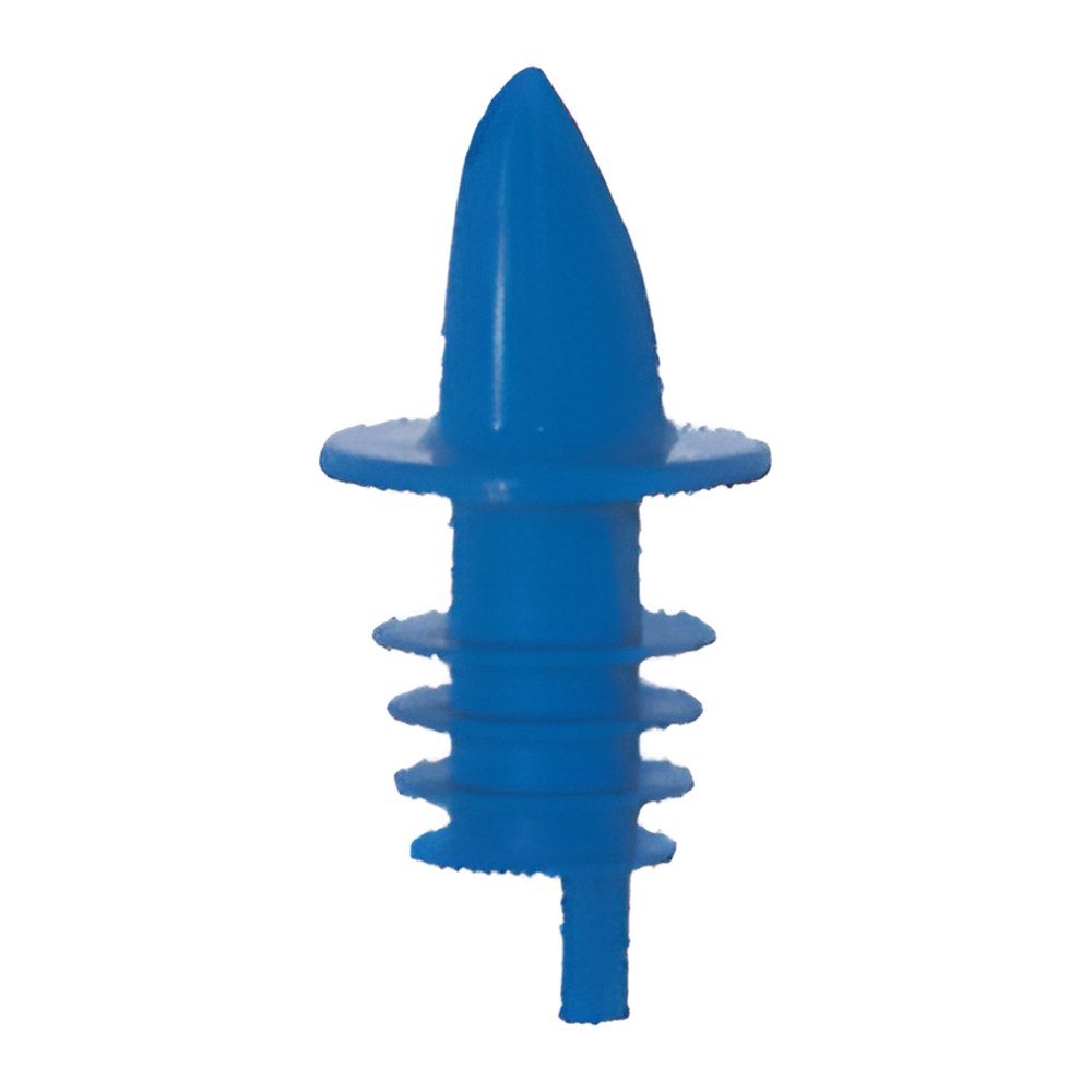 Novatex Free Flow Speed Pourer PP, Fluorescent Blue, Ø3 x 8 cm