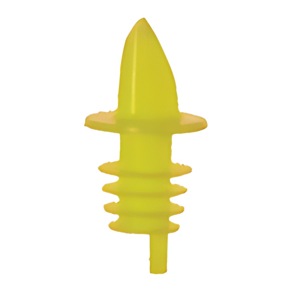Novatex Free Flow Speed Pourer PP, Fluorescent Yellow, Ø3 x 8 cm