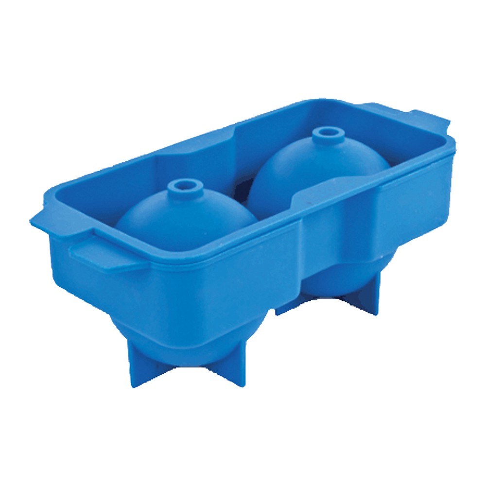 Novatex Silicone Ice Ball Mould, 2 Spheres, Blue, 15.3 x H5.7 cm