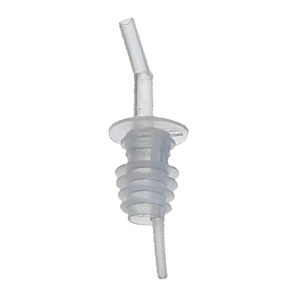 Novatex Free Flow Speed Pourer with Angled Spout, PP, Transparent, Ø3 x 11 cm
