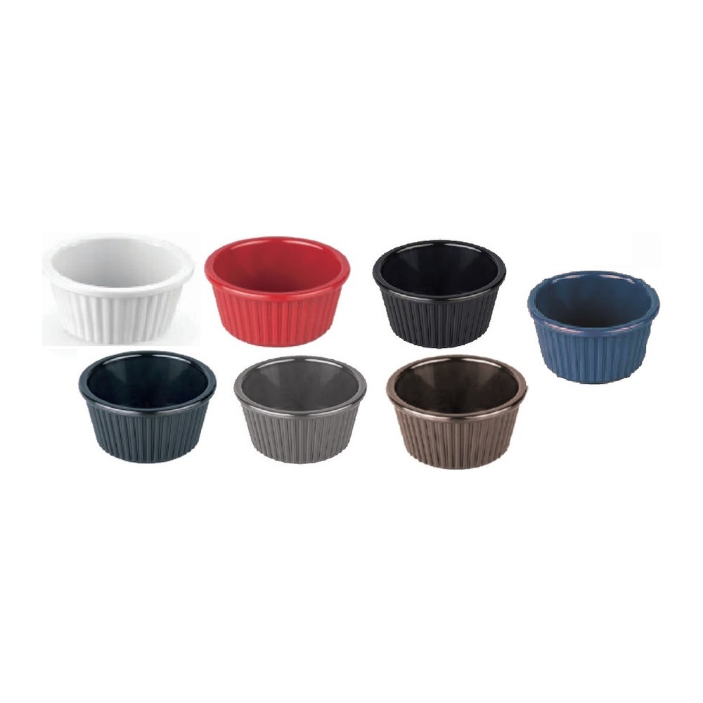 Novatex Dip Bowl Ramekin, Polycarbonate, Light Grey, 30 ml, Ø5.5 cm
