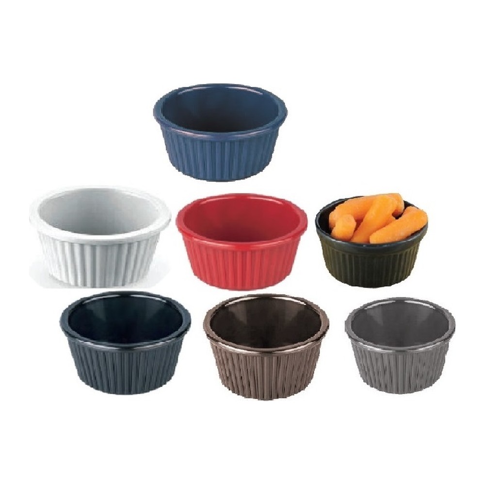 Novatex Dip Bowl Ramekin, Polycarbonate, Light Grey, 60 ml, Ø7 cm