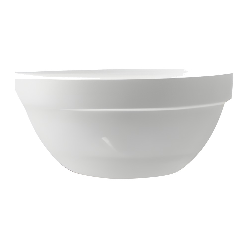 Novatex Round Bowl Polycarbonate, White, Ø11 cm, 225 ml