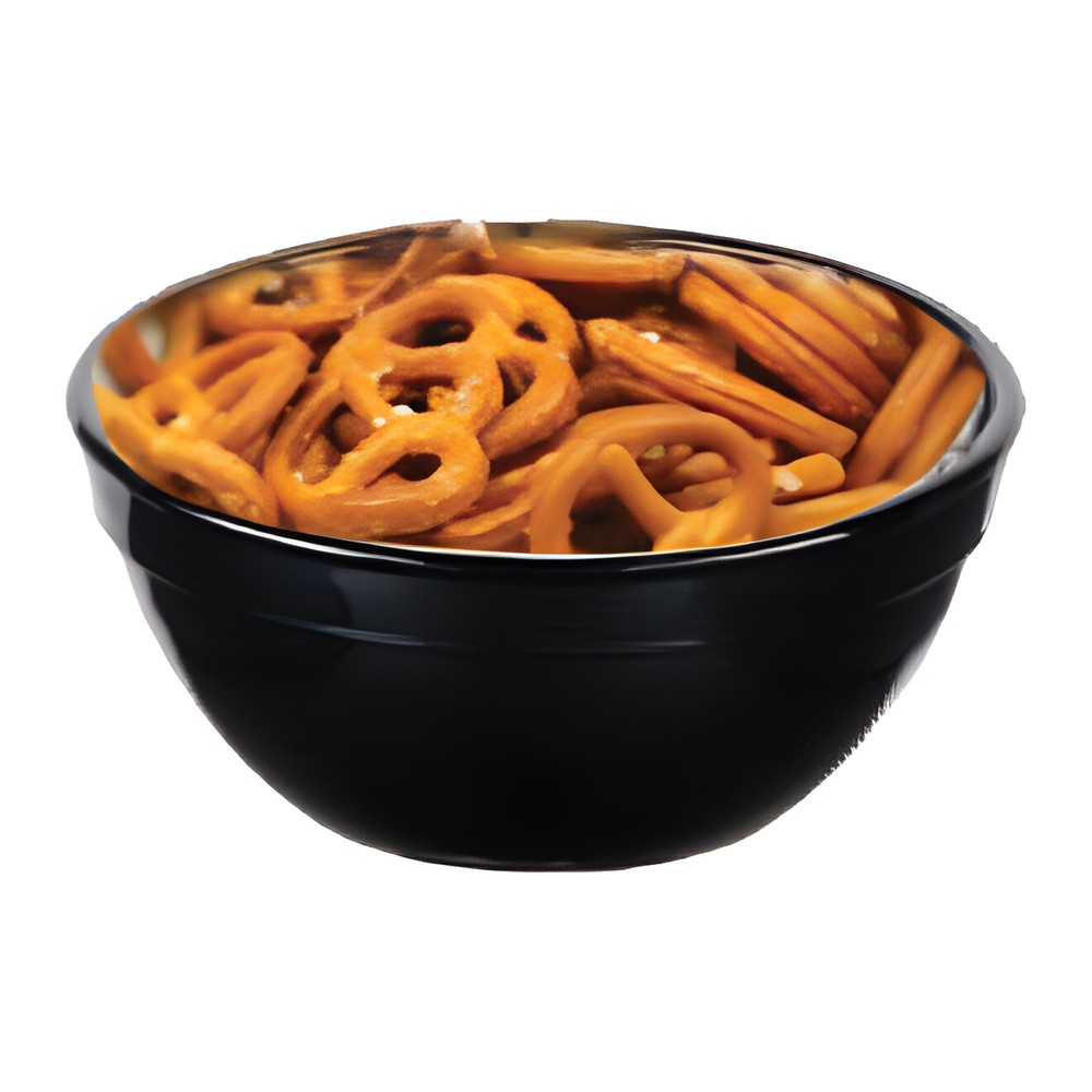 Novatex Round Bowl Polycarbonate, Black, Ø11 cm, 225 ml