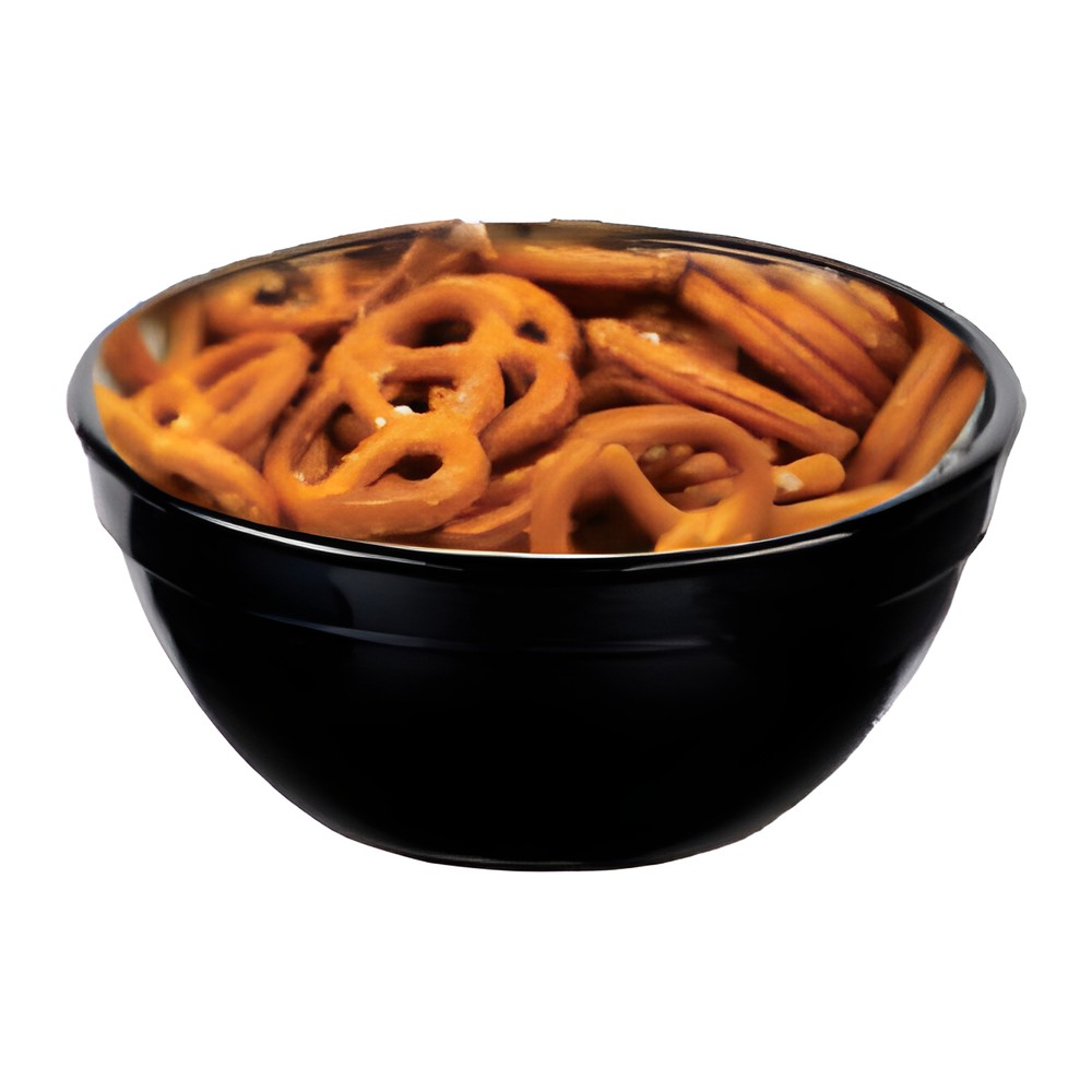 Novatex Round Bowl Polycarbonate, Black, Ø9 cm, 135 ml