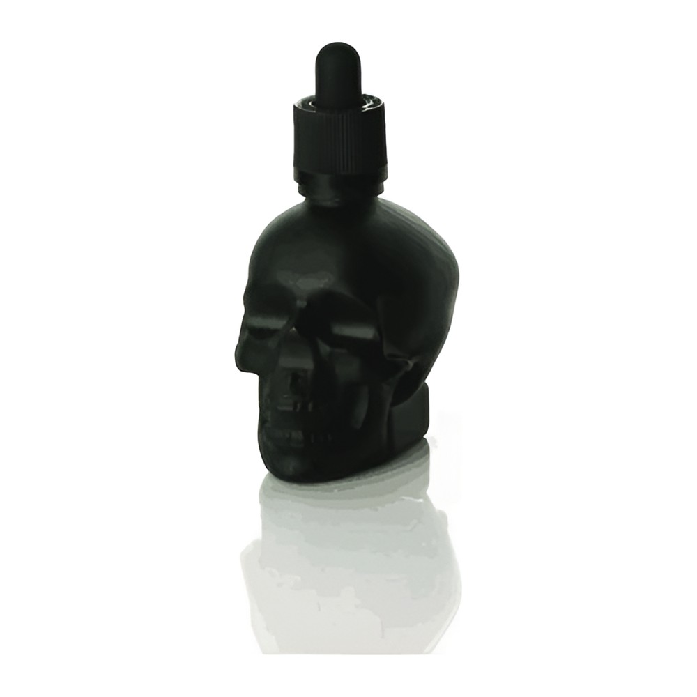 Novatex Skull Bitters Bottle with Dropper Cap, Black, 126 ml