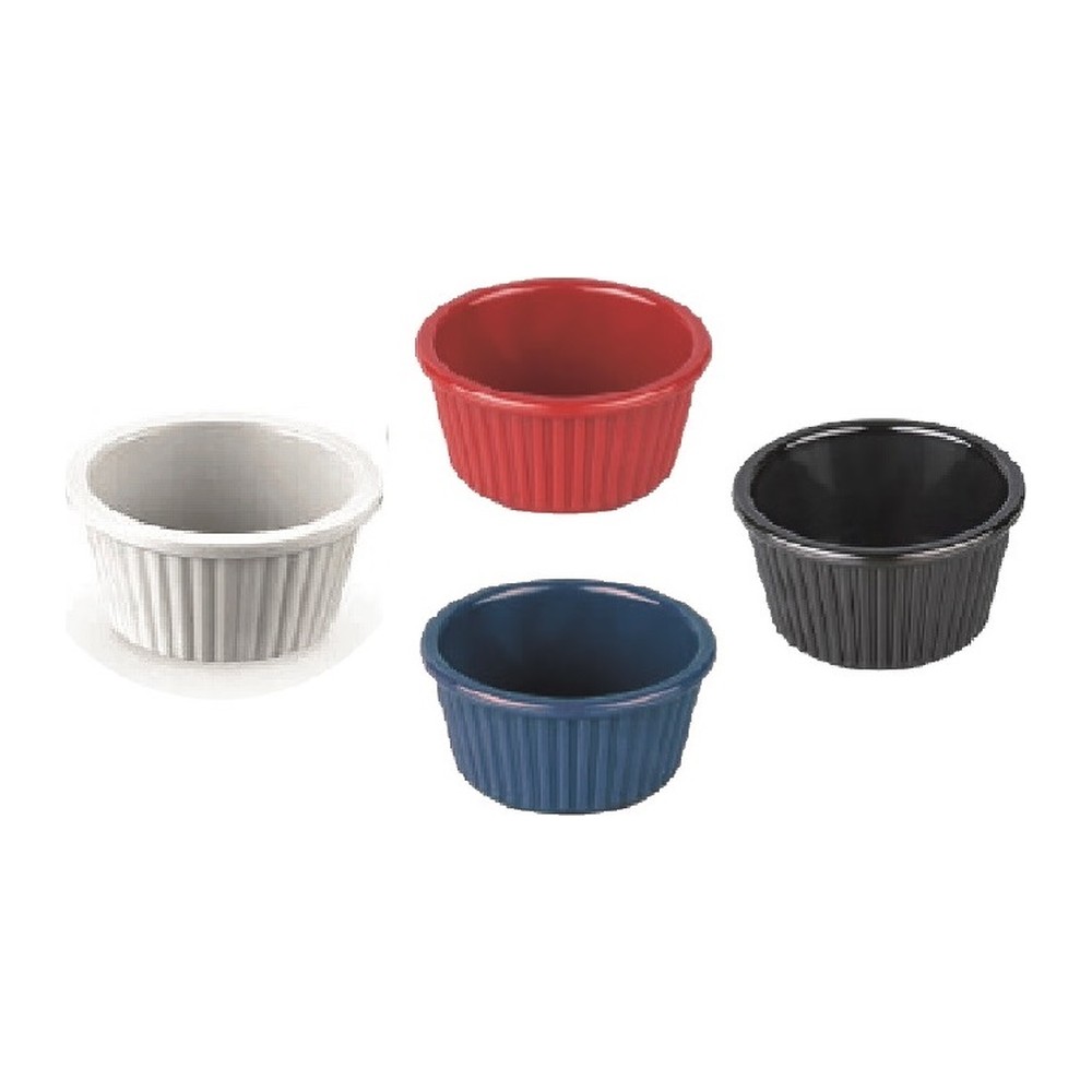 Novatex Dip Bowl Ramekin, Polycarbonate, Blue, 90 ml, Ø8 cm