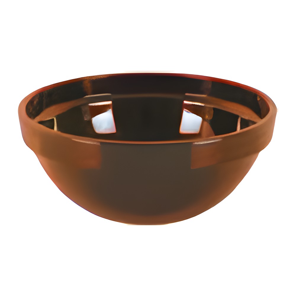 Novatex Round Bowl Polycarbonate, Brown, Ø11 cm, 225 ml