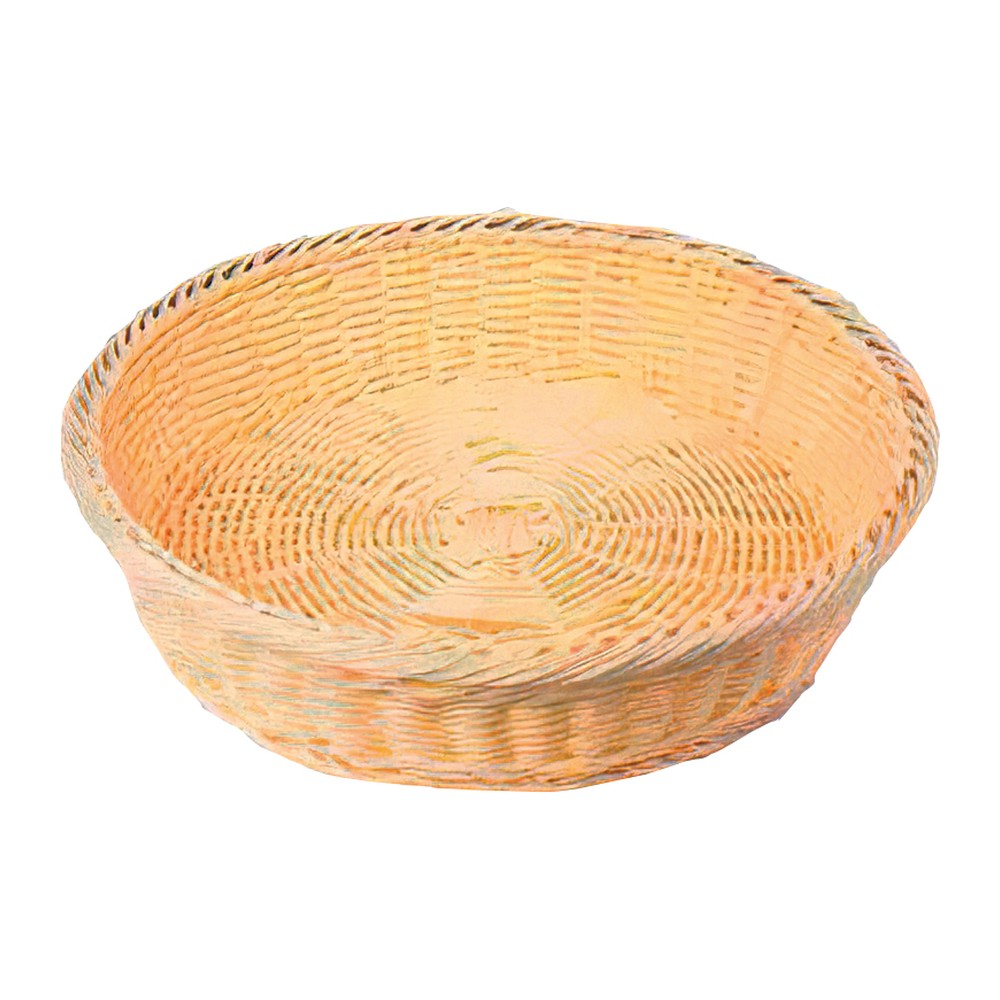 Novatex Round Woven Bread Basket, Natural, Ø40 cm
