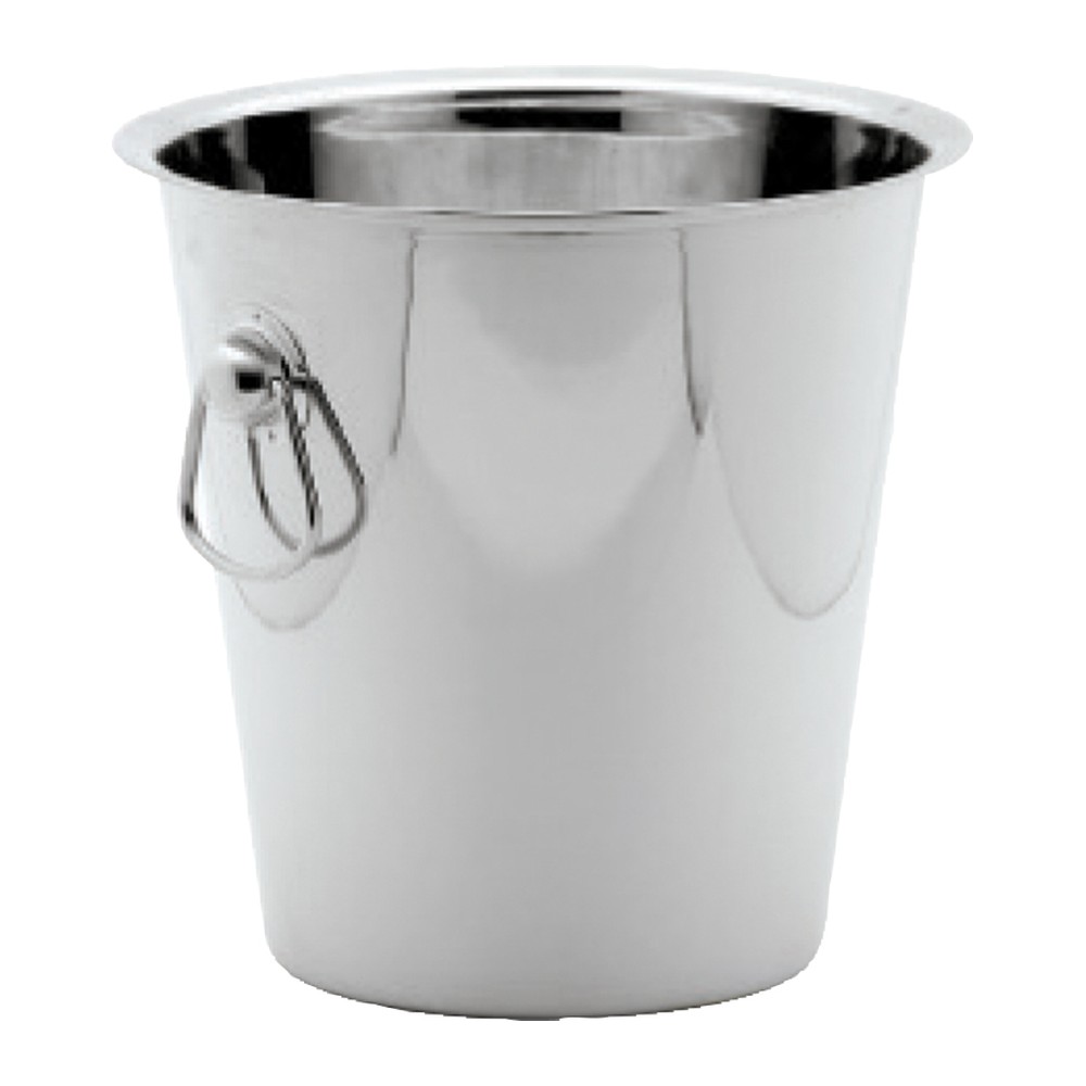 Novatex Champagne Bucket with Ring Handles, Stainless Steel, Ø21 x 21 cm