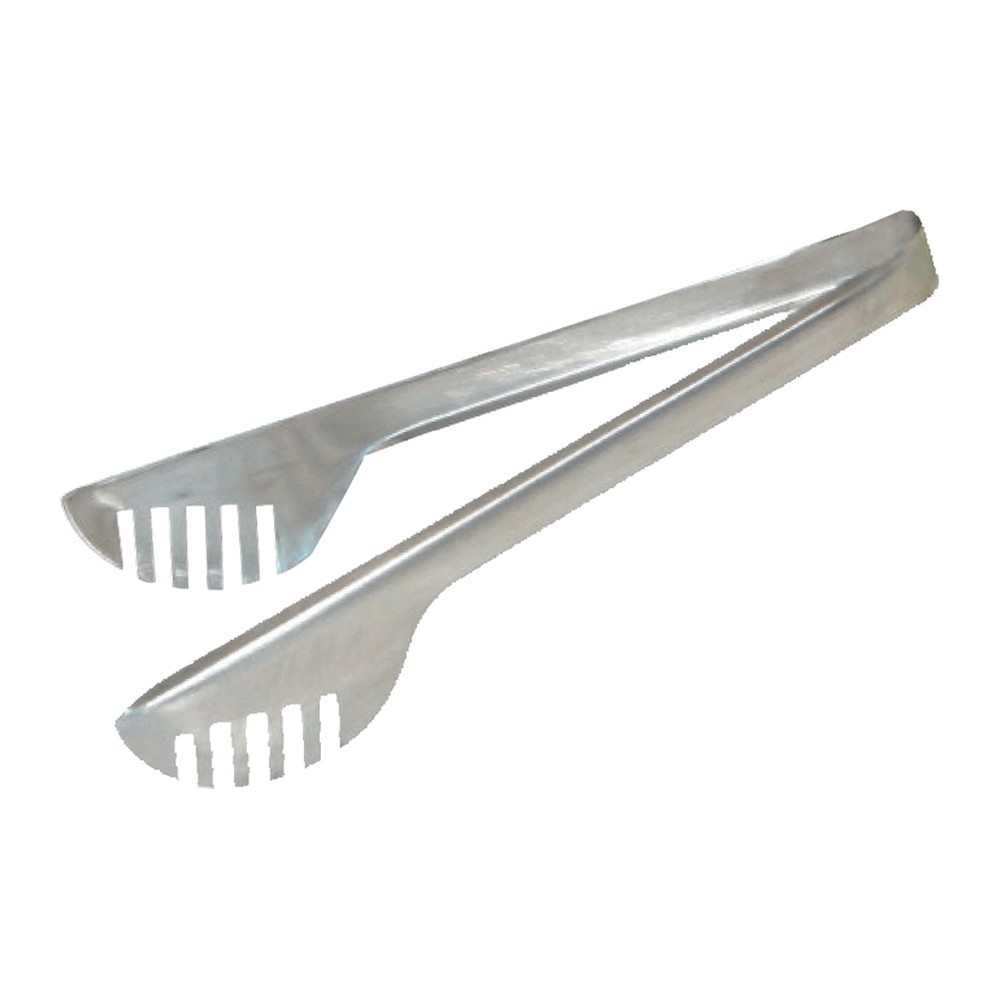 Novatex Serving Tong Stainless Steel, Toothed Heads, 25 cm
