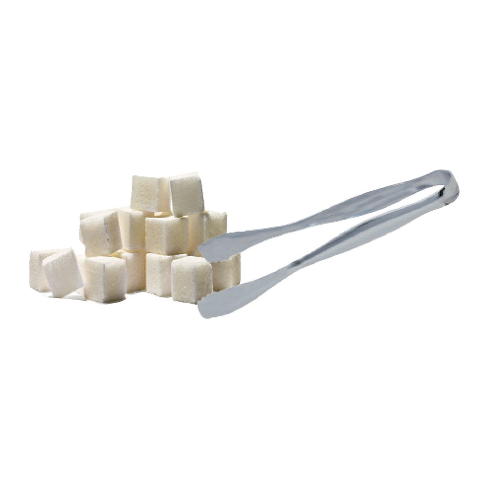 Novatex Small Ice and Sugar Tongs, Stainless Steel, 12 cm
