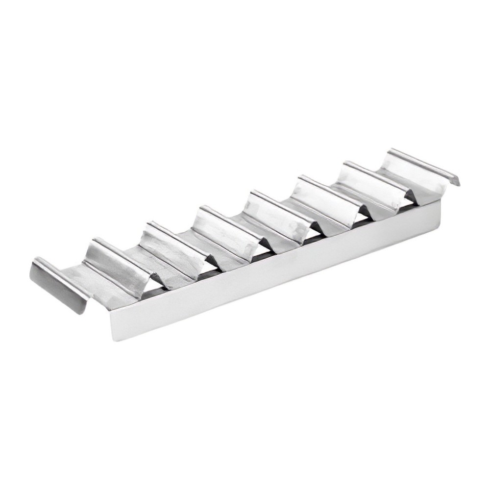 Novatex Taco Holder Stainless Steel, 6 Compartments, 60 x 15 cm
