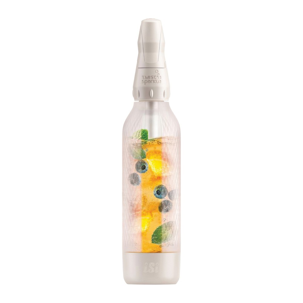 iSi iSi Twist & Sparkle Carbonation Siphon, White, 1 L