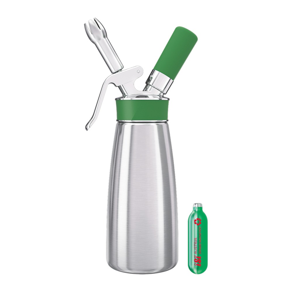 iSi iSi Vegan Whip Siphon, Green, 0.5 L