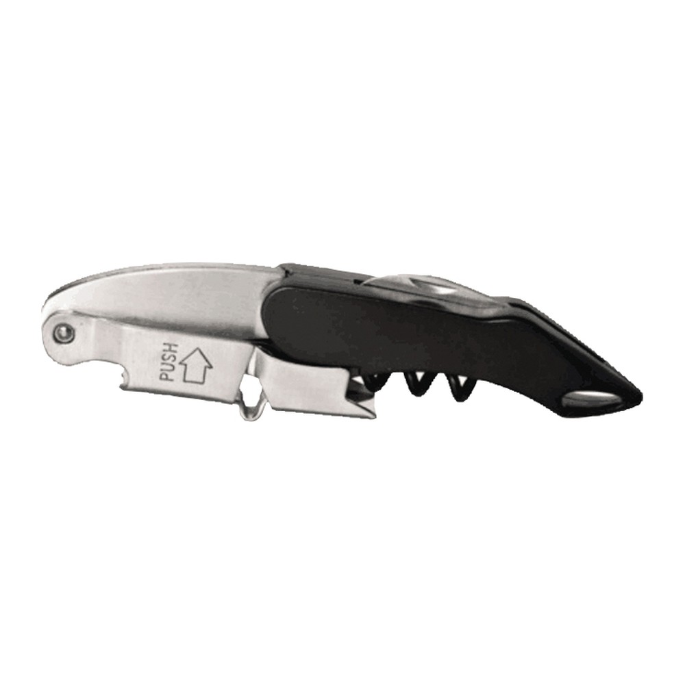Novatex Waiter's Corkscrew 4 in 1 Professional Heavy Duty, Black