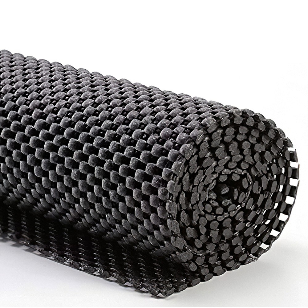 Novatex Anti-Slip Cloth Mat, Ready-Cut, Black, 250 g/m², 30 x 70 cm