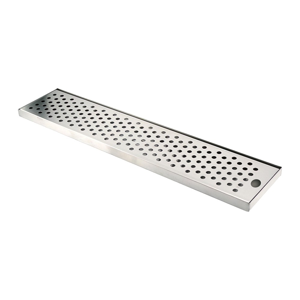 Novatex Bar Mat Drip Tray, Stainless Steel, 50 x 11 x H2 cm