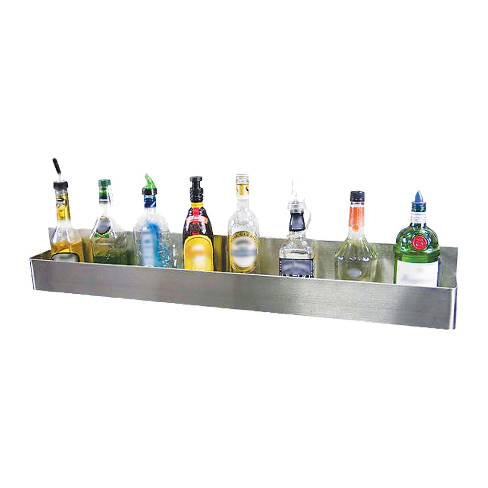 Novatex Speed Rail Bottle Holder, Stainless Steel, 60 x 10 x H15 cm