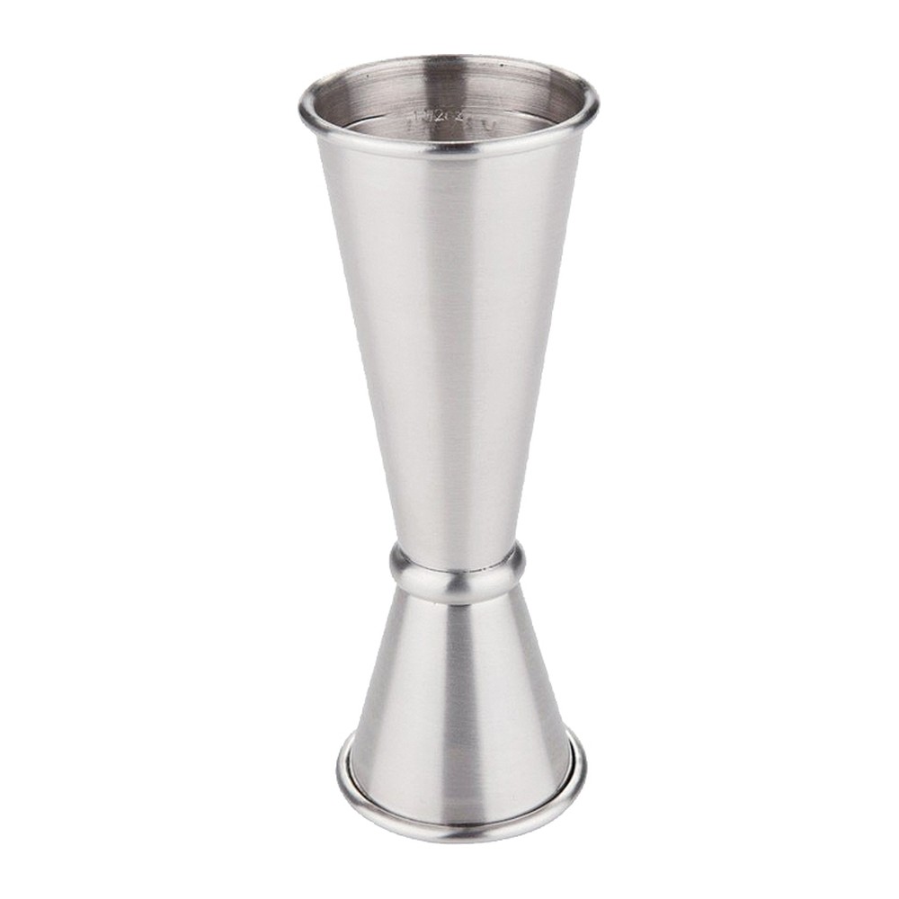 Novatex Japanese Double Jigger, Stainless Steel, Satin Finish, 25/50 ml