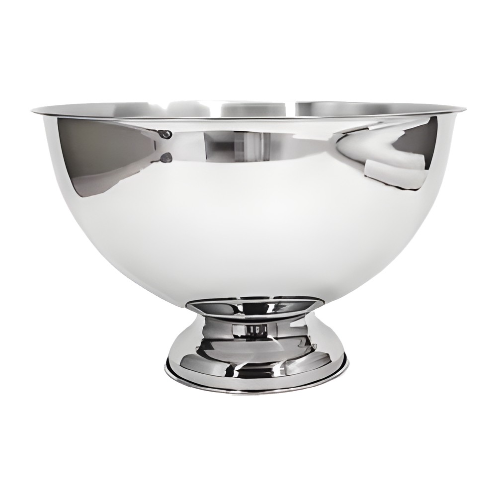 Novatex Punch and Champagne Bowl, Footed, Stainless Steel, 36 cm