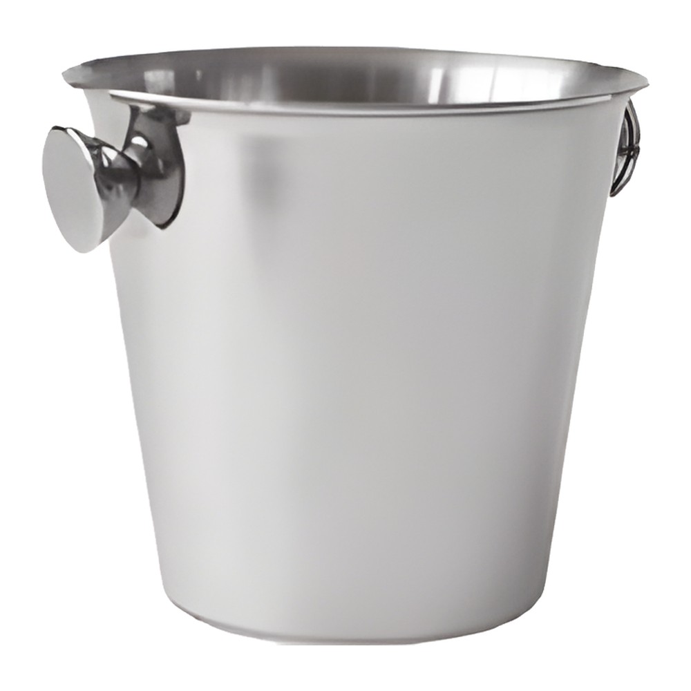 Novatex Champagne Bucket with Handles, Stainless Steel, Ø21 x 21 cm