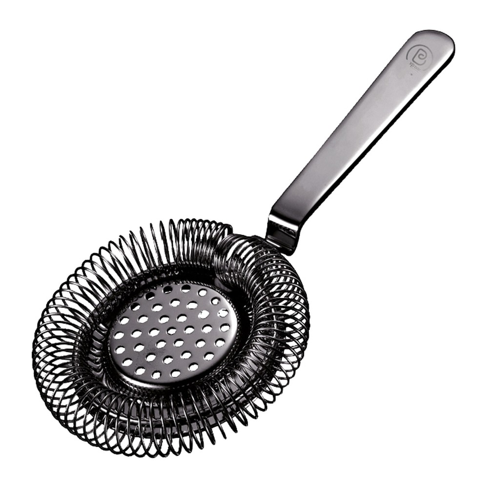 Novatex Hawthorne Cocktail Strainer Deluxe, Black Finish, Ø9.3 x 20 cm