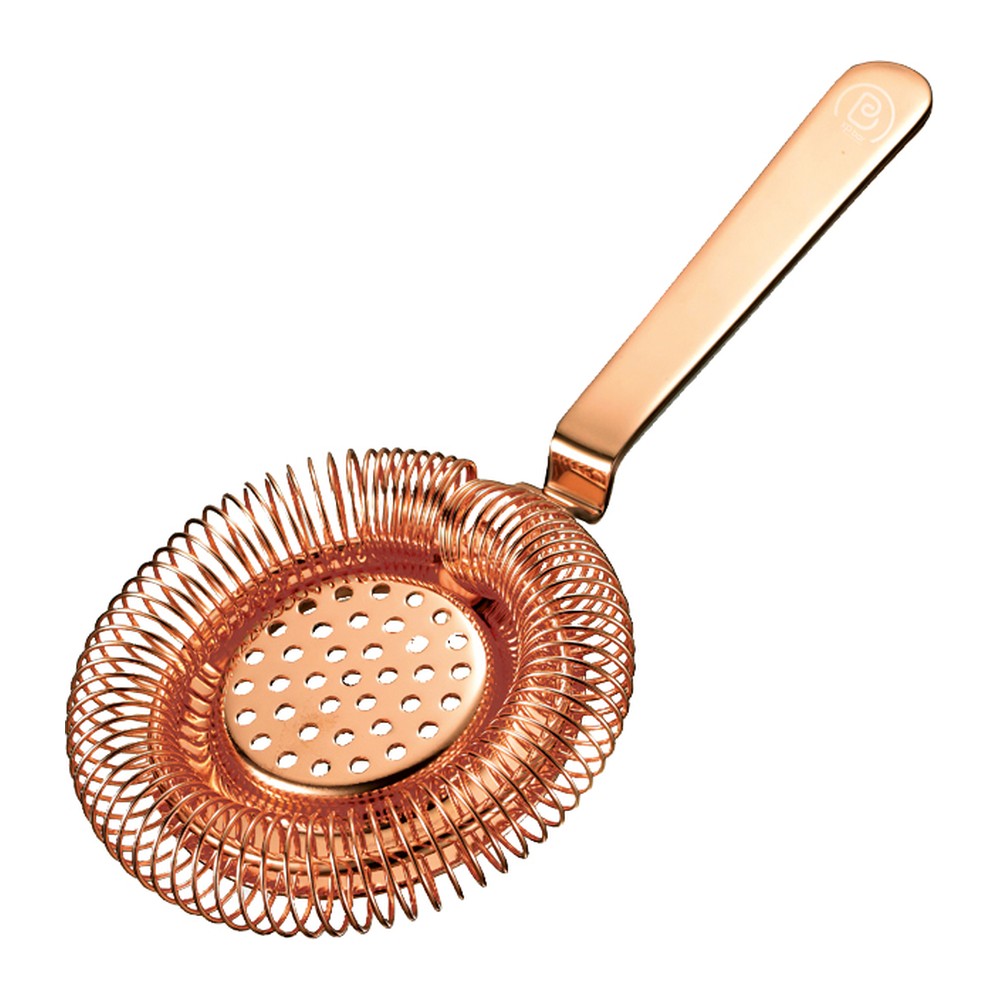 Novatex Hawthorne Cocktail Strainer Deluxe, Copper Finish, Ø9.3 x 20 cm