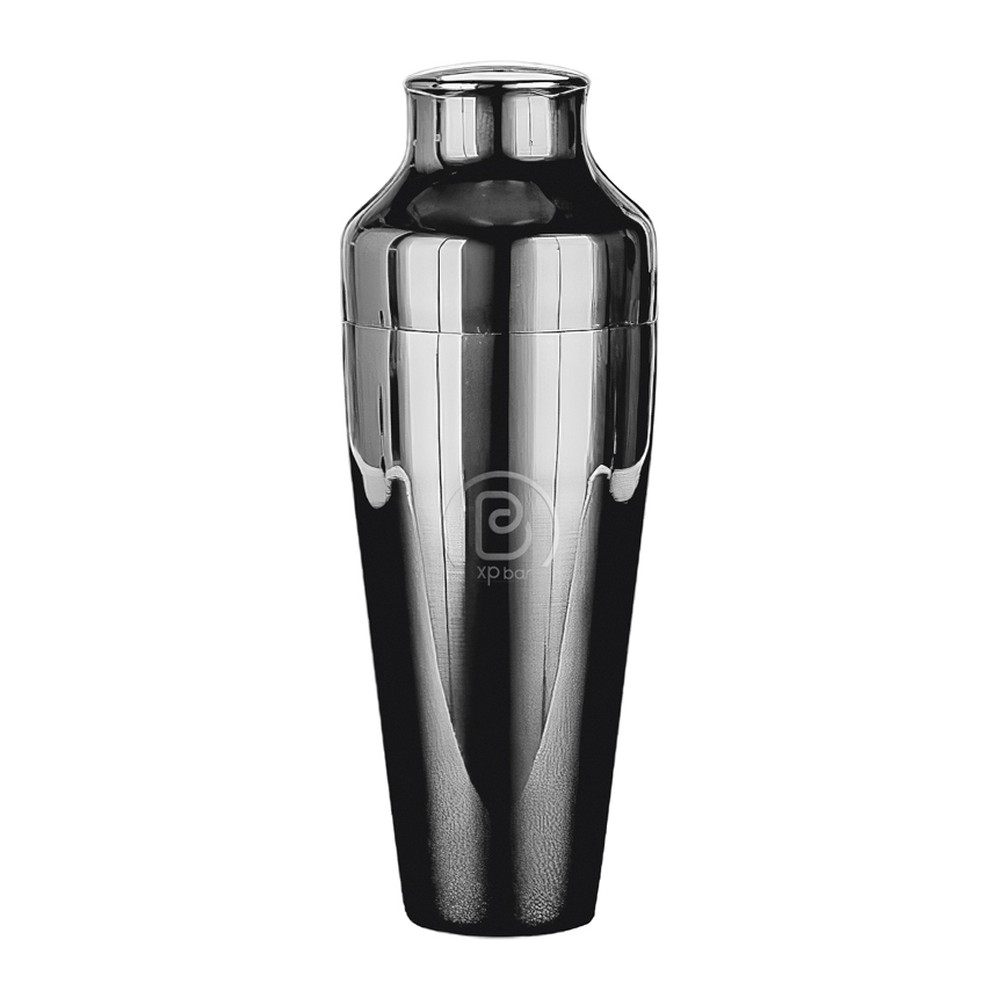 Novatex Parisienne Cocktail Shaker Calabrese, Black Stainless Steel, 550 ml