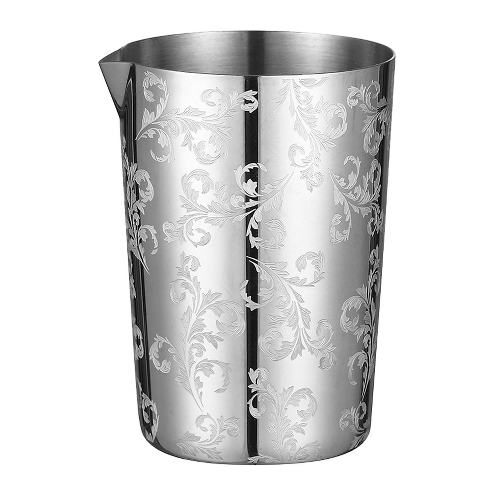 Novatex Cocktail Mixing Glass Decor, 18/10 Stainless Steel, 500 ml