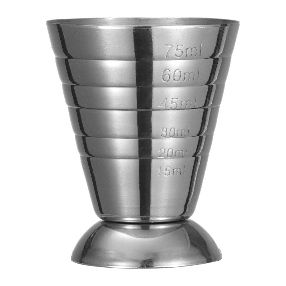 Novatex Multi Jigger Measuring Cup, Stainless Steel, 75 ml